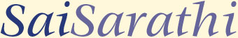 Logo of the Sai Sarathi Newsletter Online
